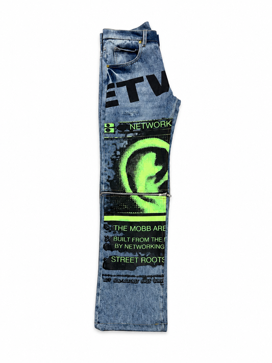 HIDDEN OUTTA SITE ADJUSTABLE DENIM