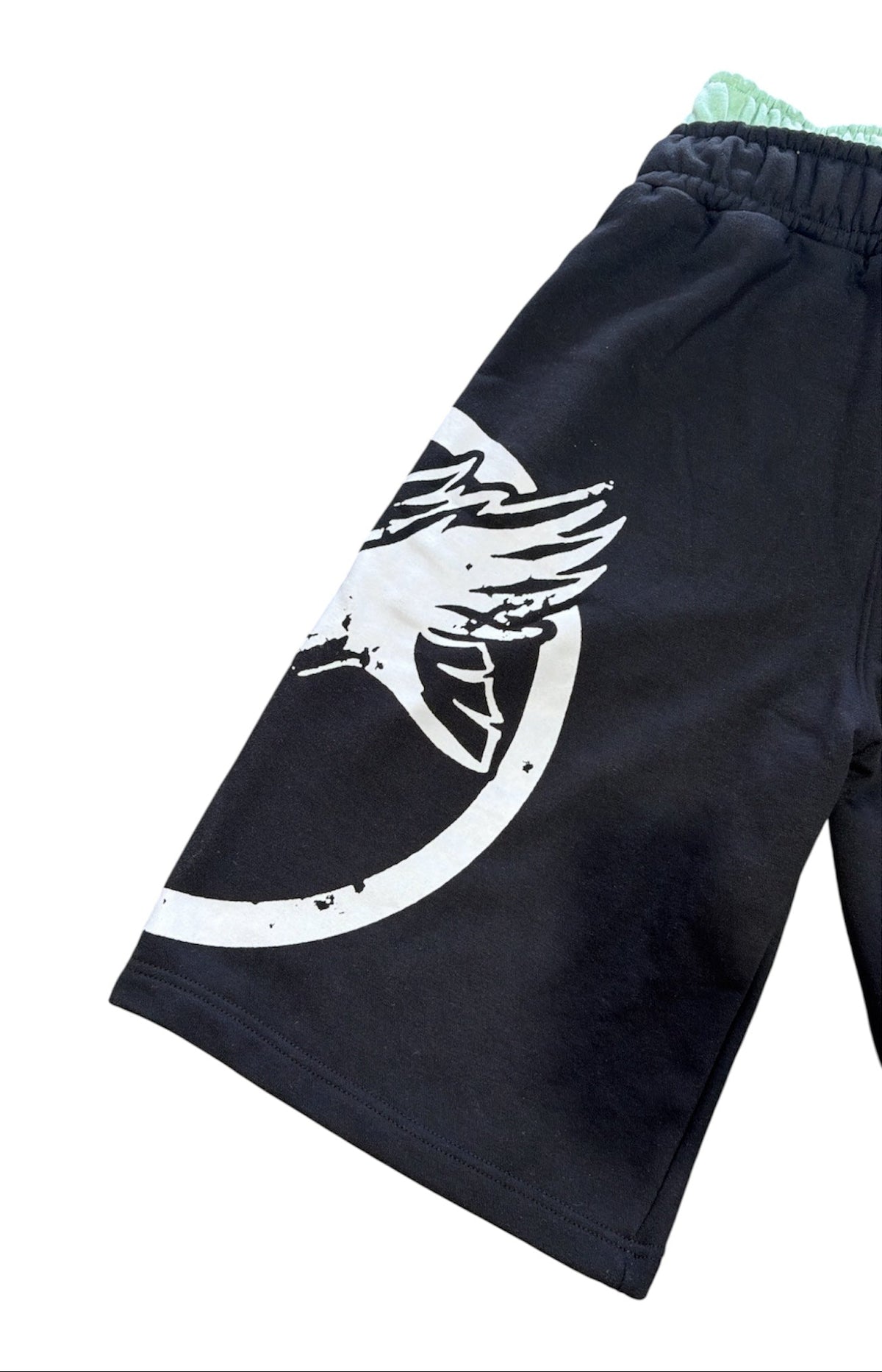 Hidden Network 3/4 Double Waisted Shorts