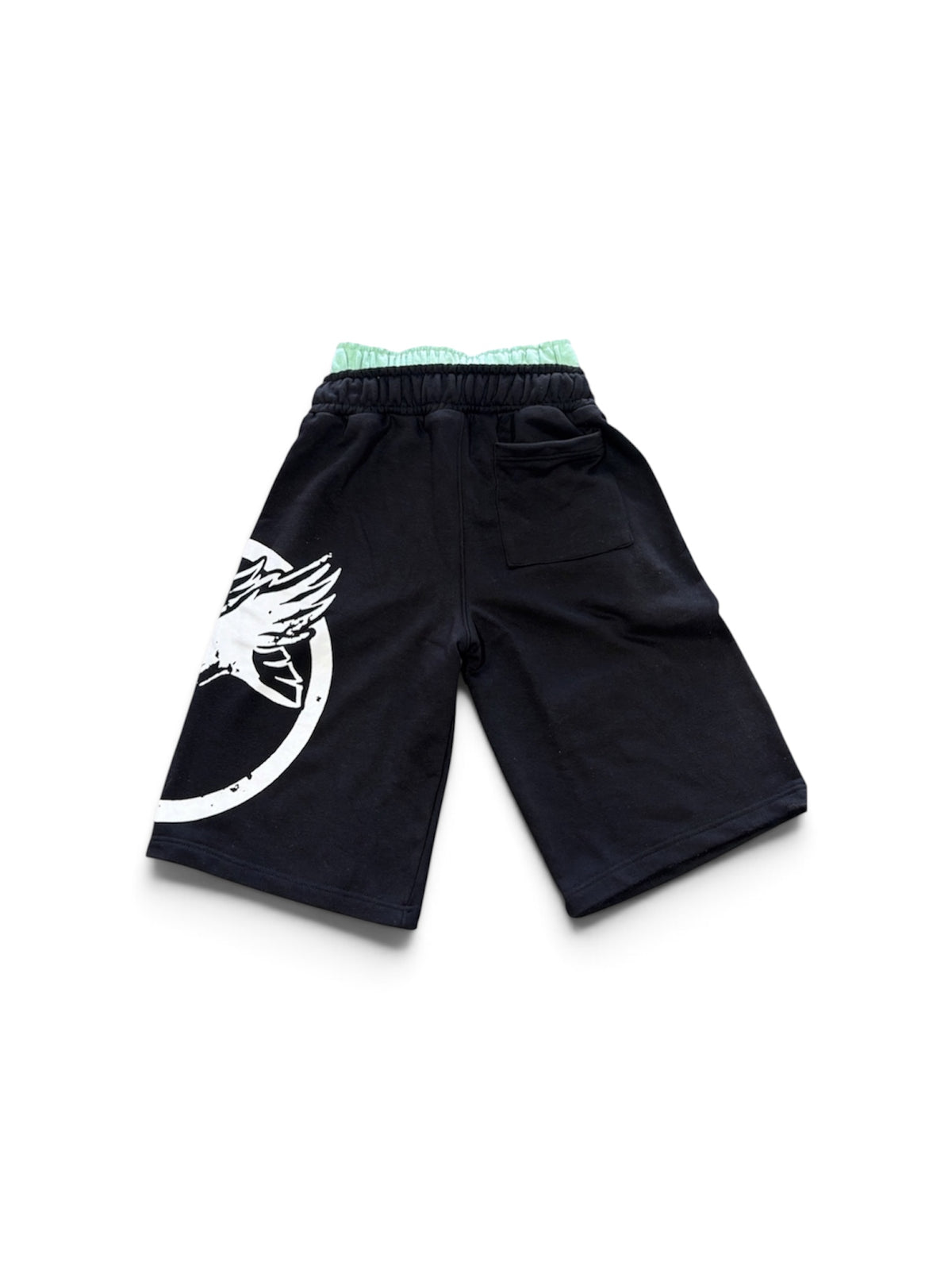Hidden Network 3/4 Double Waisted Shorts