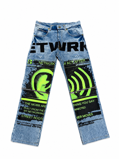 HIDDEN OUTTA SITE ADJUSTABLE DENIM